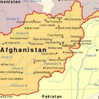 afghanistan map